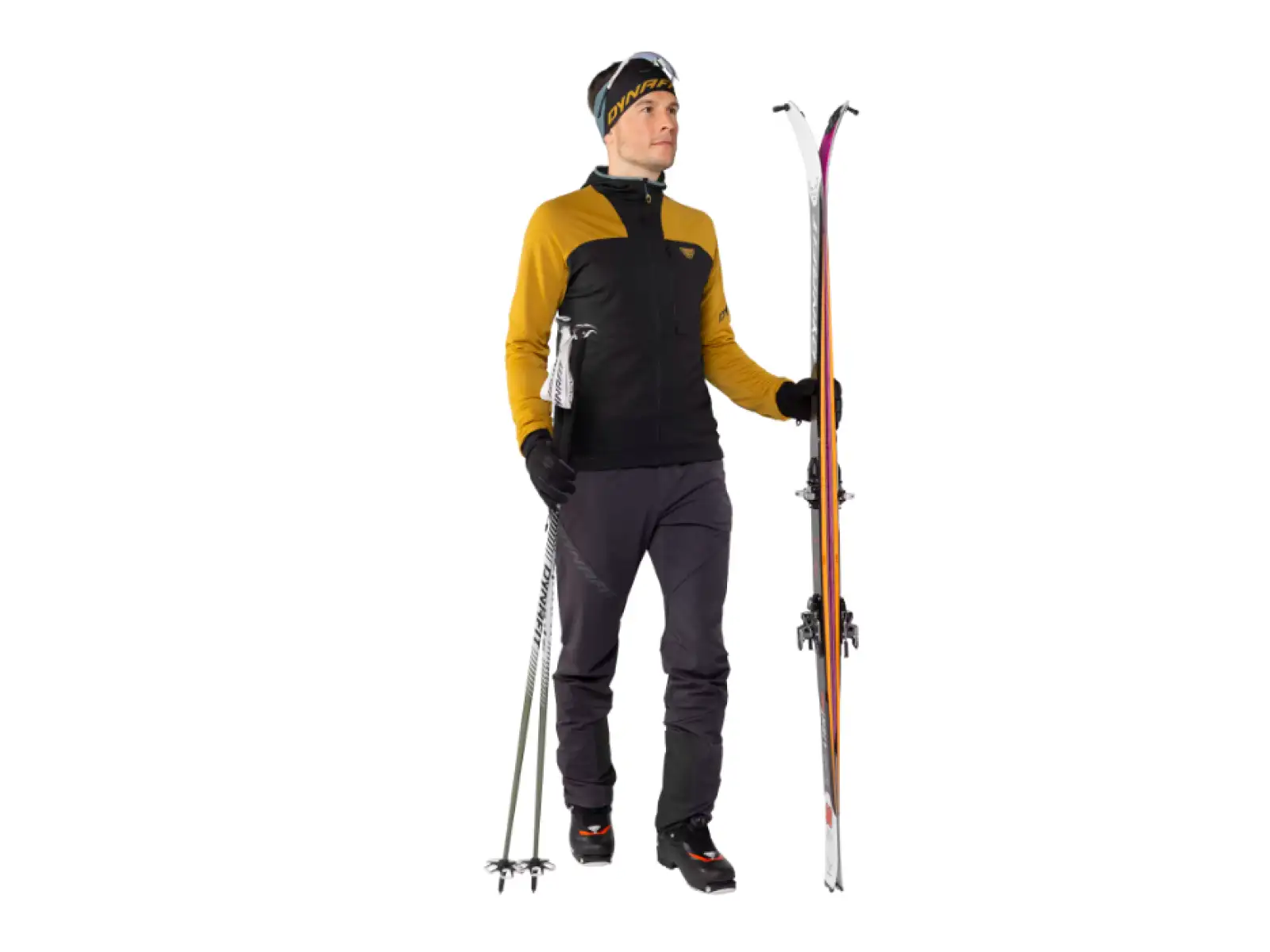 Dynafit Speed Polartec Hooded pánská bunda Tobacco