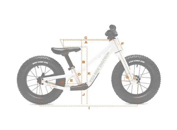 Kids Ride Shotgun Dirt Hero 14 odrážedlo s brzdou