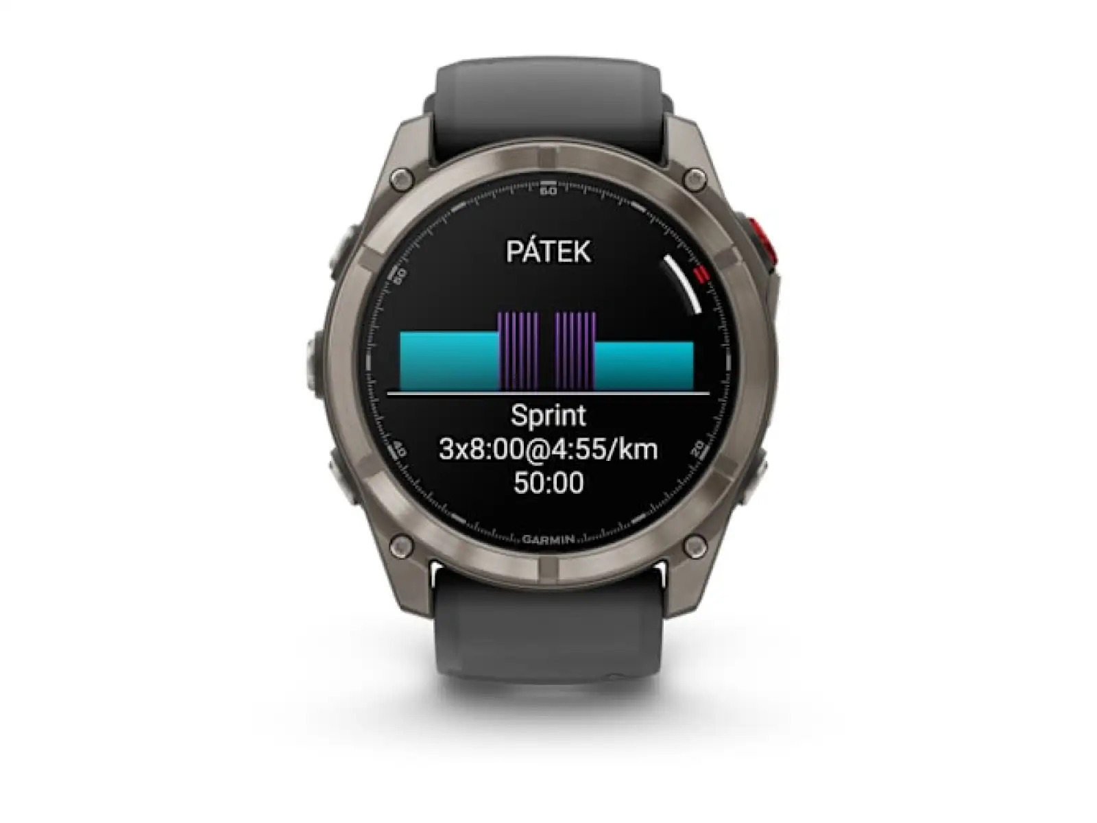 Garmin fenix 8 Pro 51 mm AMOLED Sapphire chytré hodinky Titanium Graphite/Black