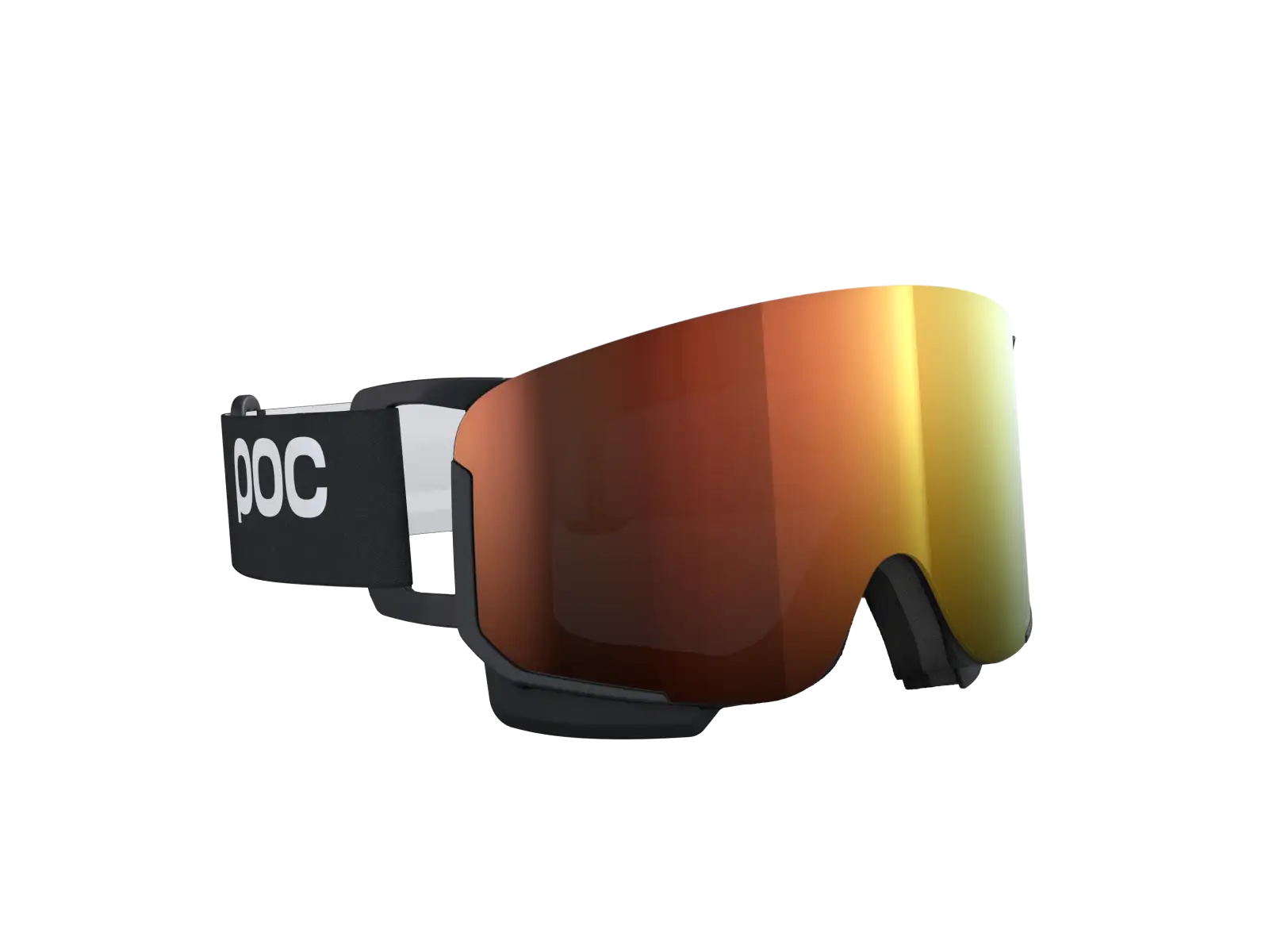 POC Nexal lyžařské brýle Uranium Black/Partly Sunny Orange