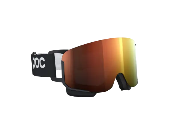 POC Nexal lyžařské brýle Uranium Black/Partly Sunny Orange