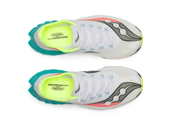 Saucony Endorphin Pro 4 pánská běžecká obuv white/mutant