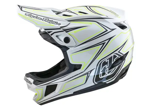 Troy Lee Designs D4 Composite MIPS Pinned přilba Light Gray