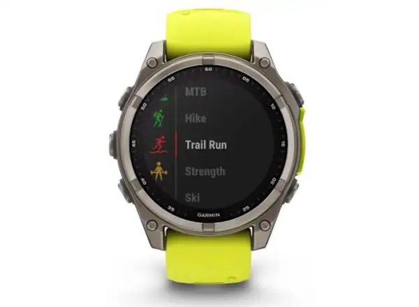 Garmin fenix 8 - 47 mm Solar Sapphire chytré hodinky Titanium Yellow/Graphite