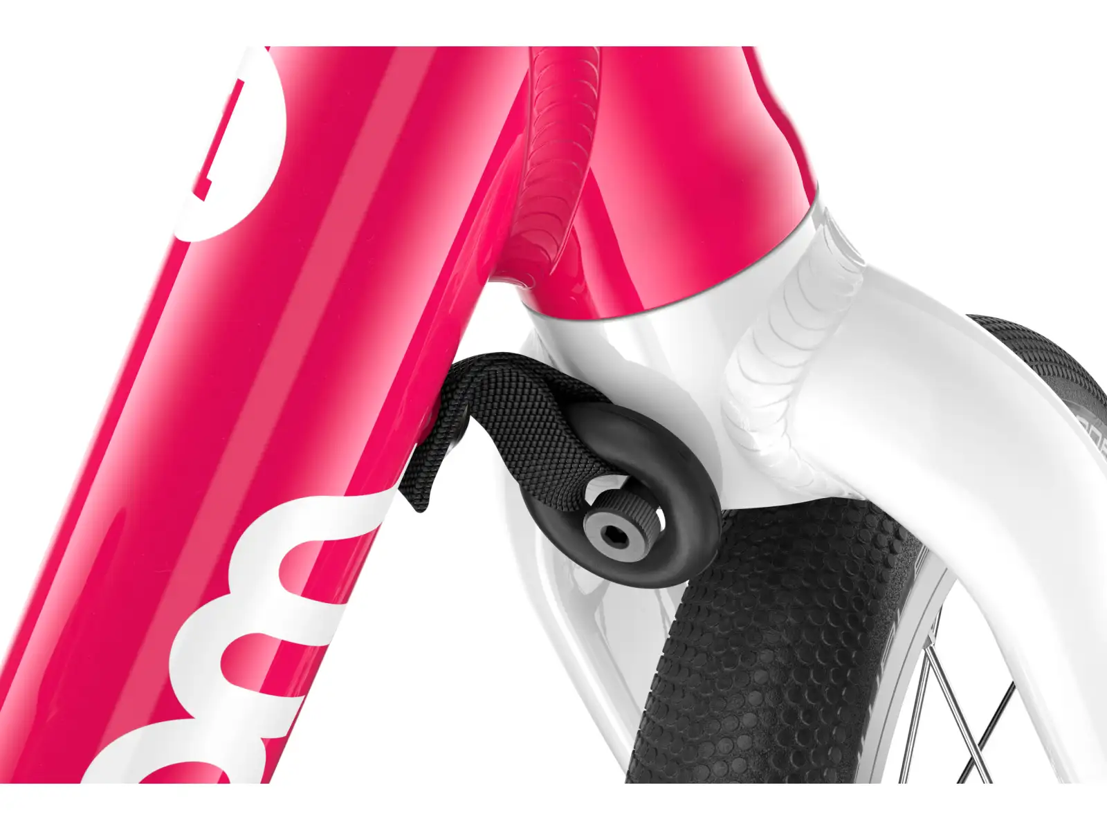 Woom GO 1 Hot Pink 12 dětské odrážedlo