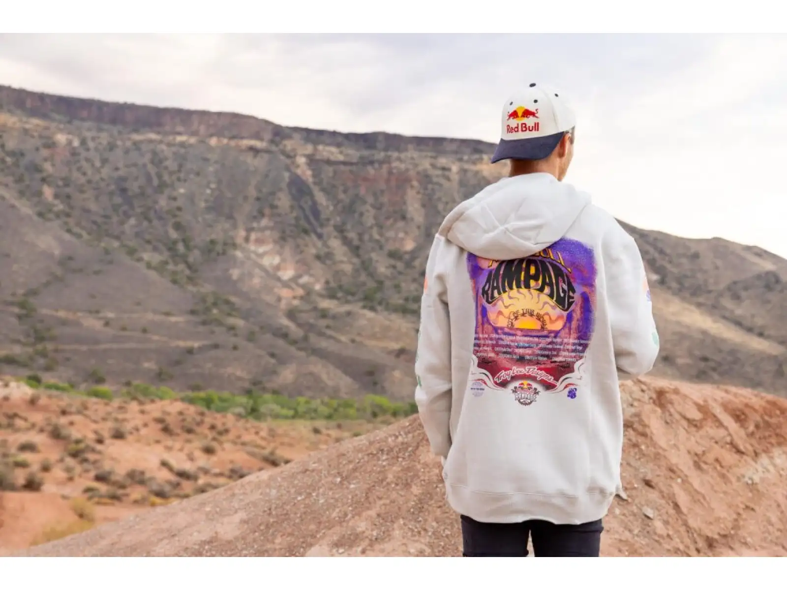 Troy Lee Designs x Red Bull Rampage Valley of Gods pánská mikina Bone