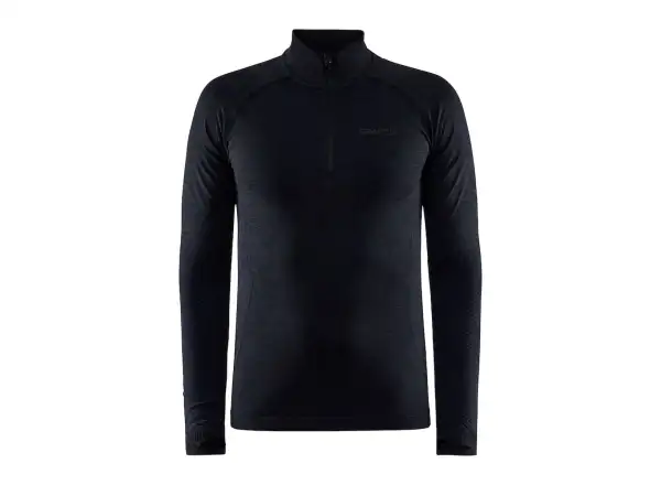Craft Core Dry Active Comfort Zip pánské triko dlouhý rukáv černá