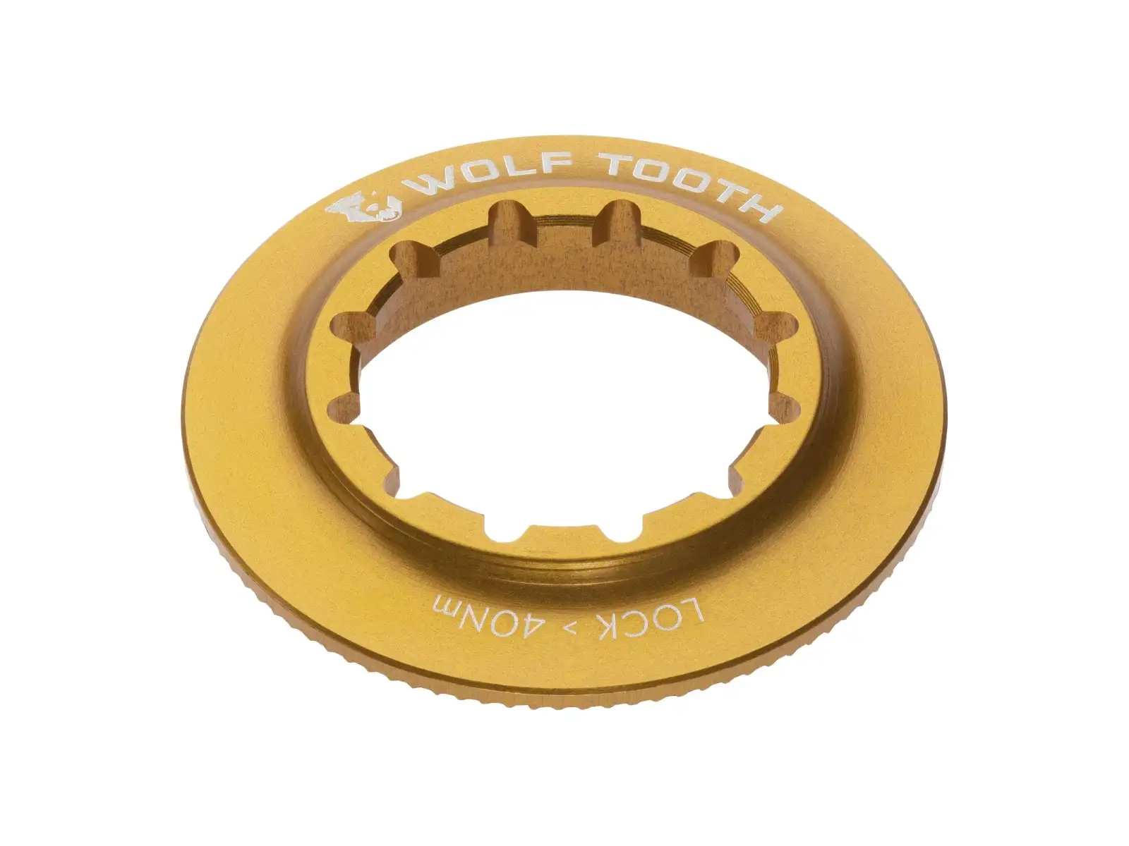 Wolf Tooth matice Centerlock Rotor Internal Spline zlatá