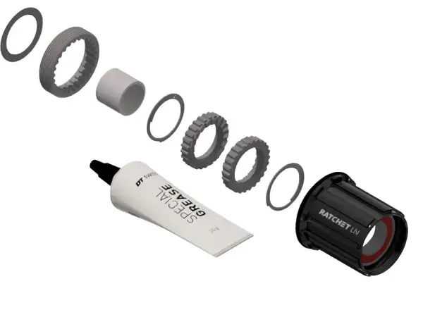 DT SWISS KIT Shimano Road HG 11 - přest. kit nábojů 3pawls na Ratchet LN