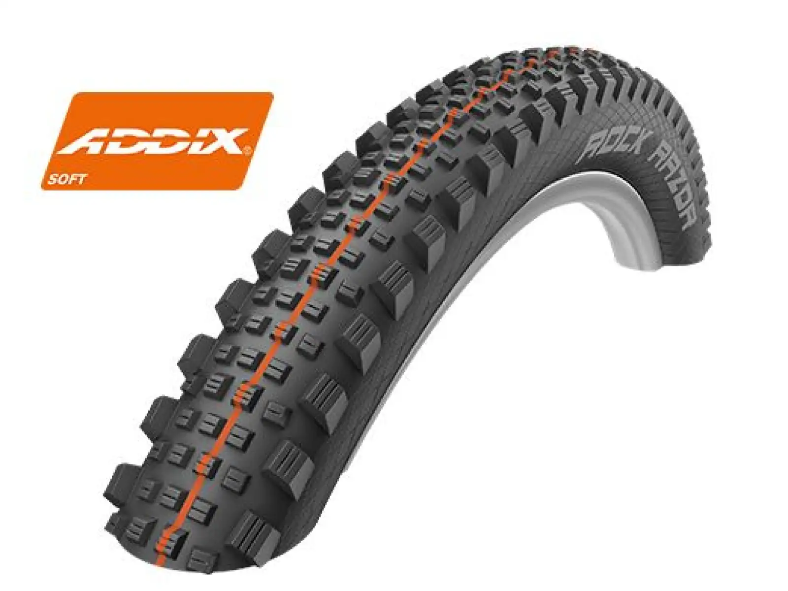 Schwalbe Rock Razor SuperG Addix Soft TLE SS 27,5x2,35" MTB plášť kevlar černá