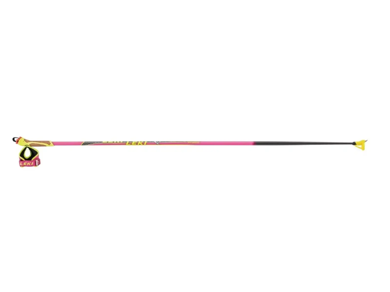 Leki HRC Max F běžecké hole neon pink/neon yellow/carbon structure