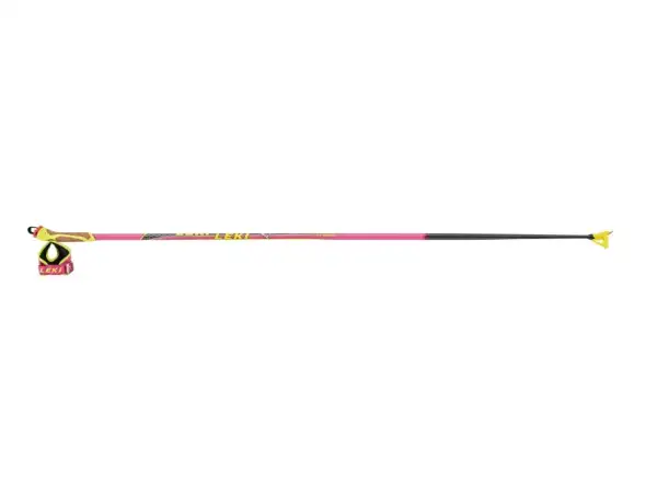 Leki HRC Max F běžecké hole neon pink/neon yellow/carbon structure