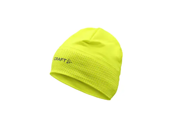 CRAFT Lumen Fleece 2 čepice žlutá
