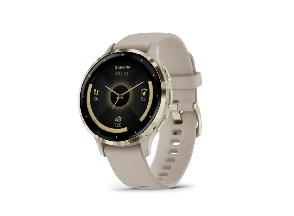 Garmin Venu 3S chytré hodinky Soft Gold/French Gray