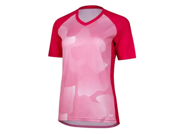 Etape Roxy dámský volný dres krátký rukáv růžová/bílá