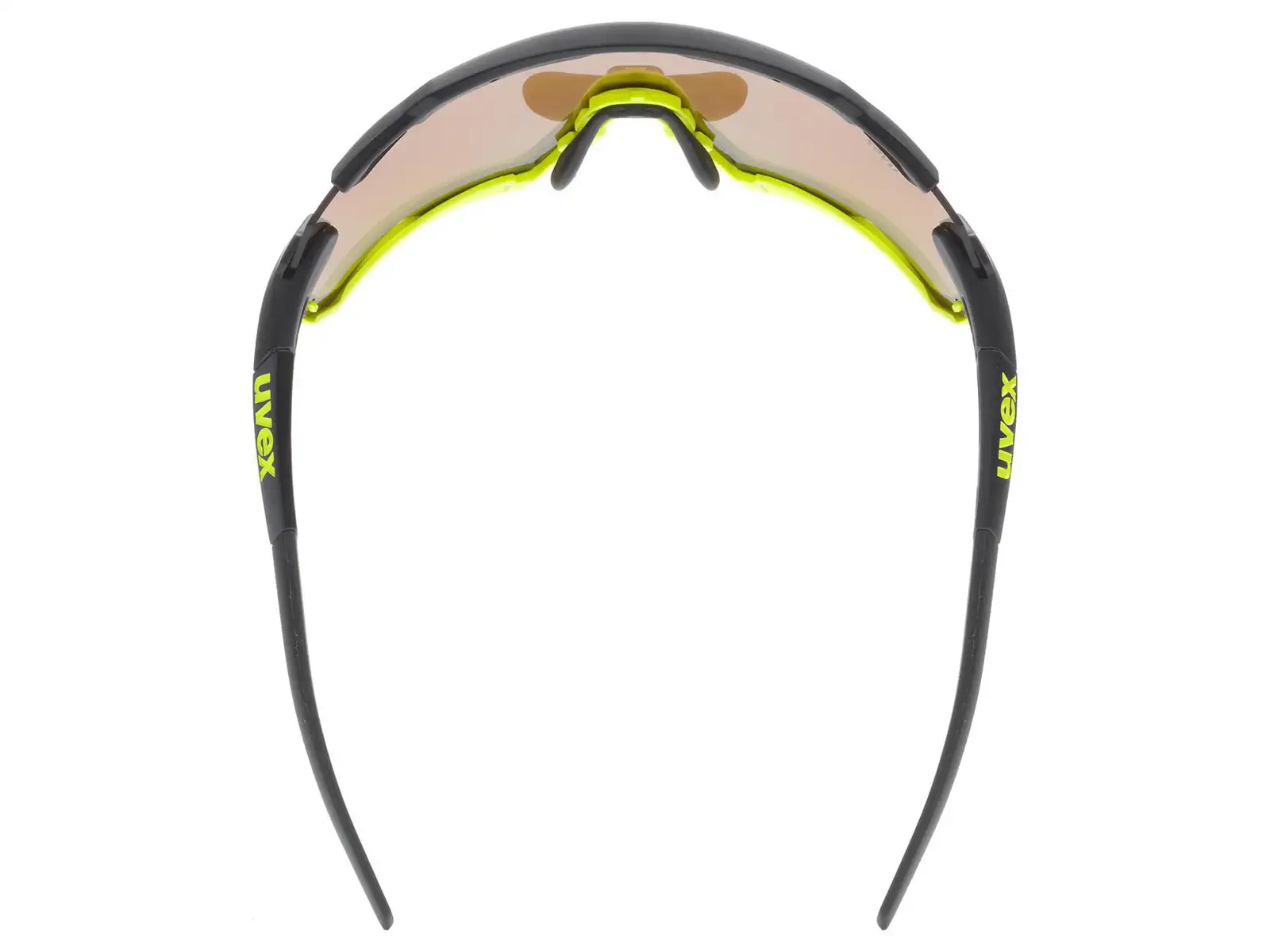 UVEX Sportstyle 228 brýle Black Lime Mat / Mirror Yellow (Cat. 3)