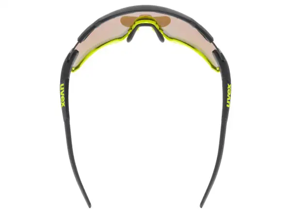 UVEX Sportstyle 228 brýle Black Lime Mat / Mirror Yellow (Cat. 3)