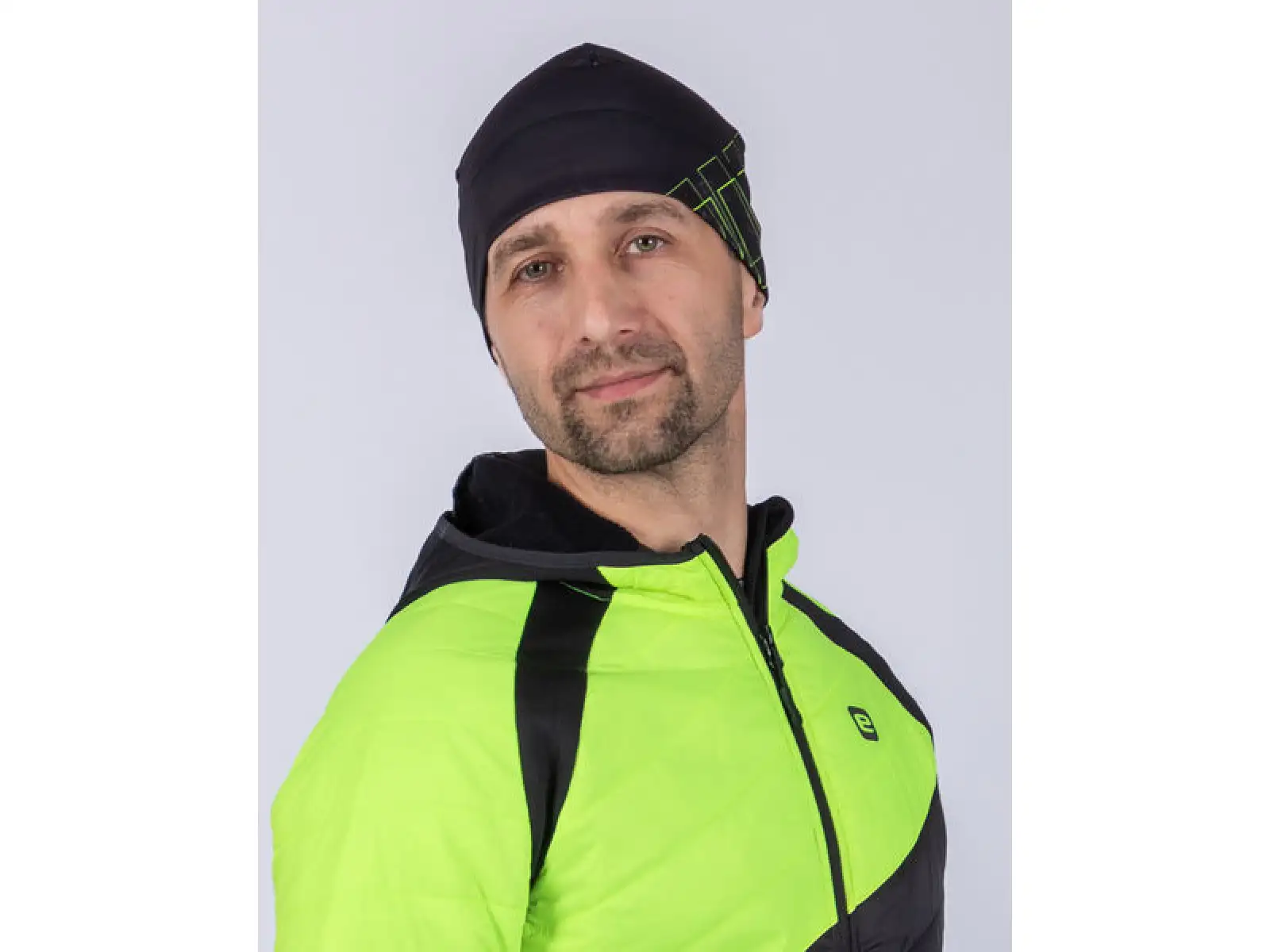 Etape Fizz čepice černá/žlutá fluo