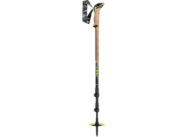 Leki Sherpa trekingové hole Dark Anthracite/Neon/Yellow vel. 110-145 cm