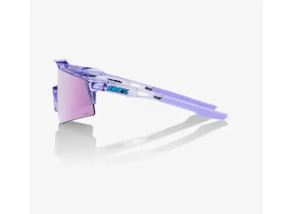 100% SPEEDCRAFT XS HiPER Lavender brýle se zrcadlovými skly průhledná/fialová