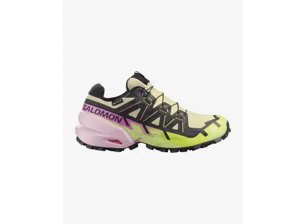Salomon Speedcross6 GTX dámská běžecká obuv Bog/Dawn Pink/Acid Lime