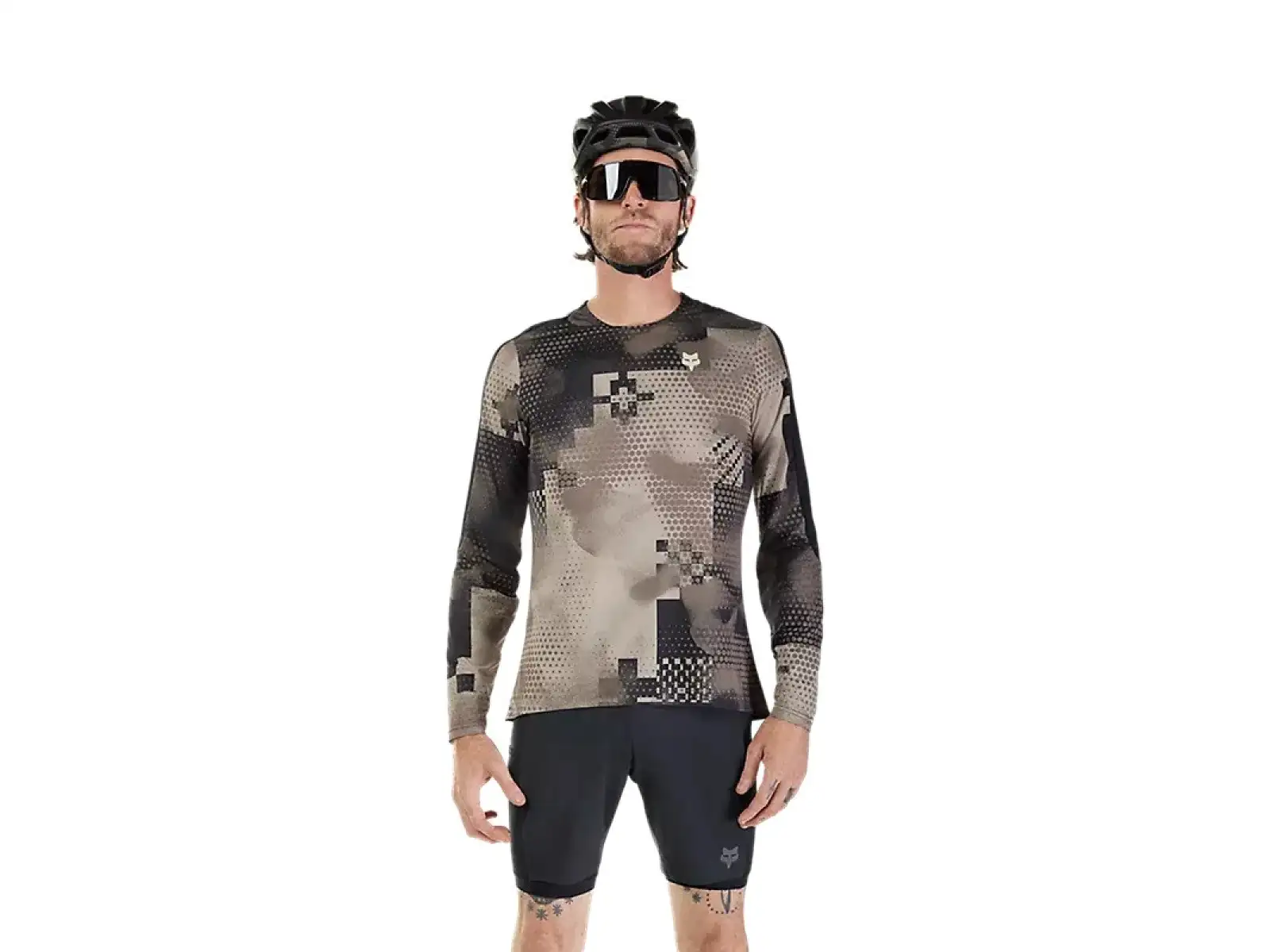 Fox Flexair Ascent Pulse pánský dres dlouhý rukáv Sand