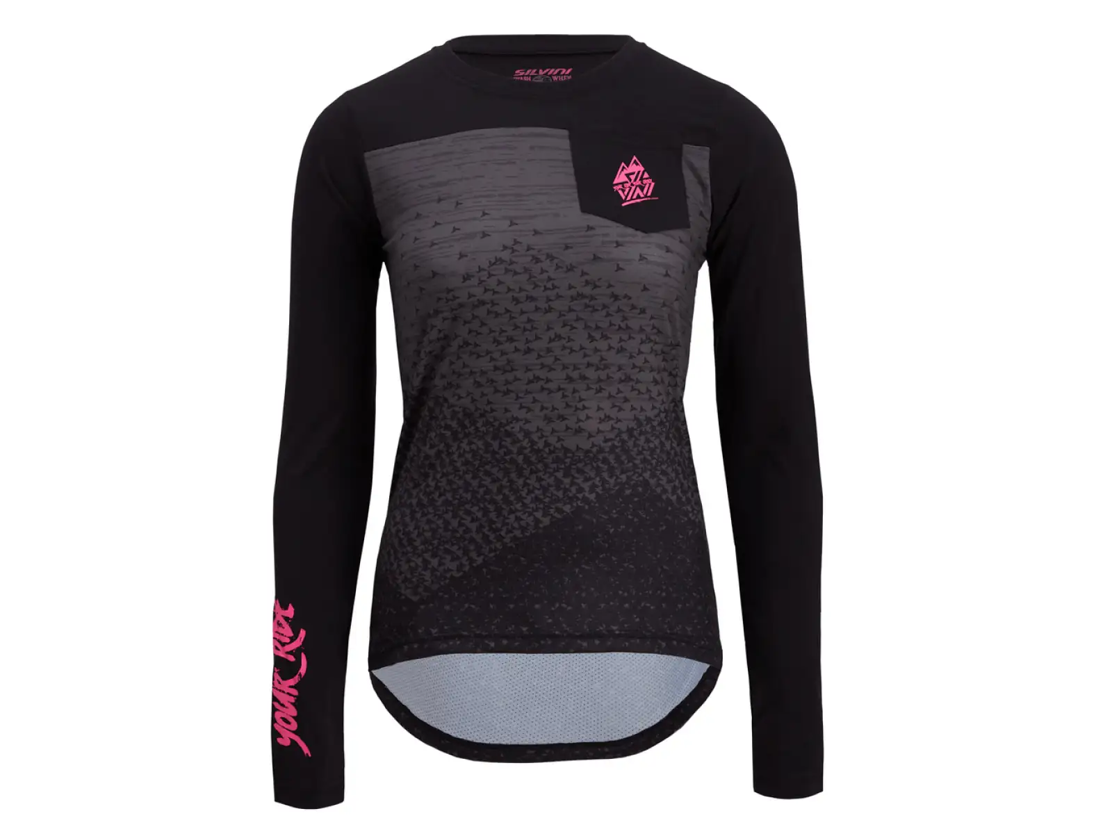 Silvini Ella dámský dres dlouhý rukáv Black/Fuchsia