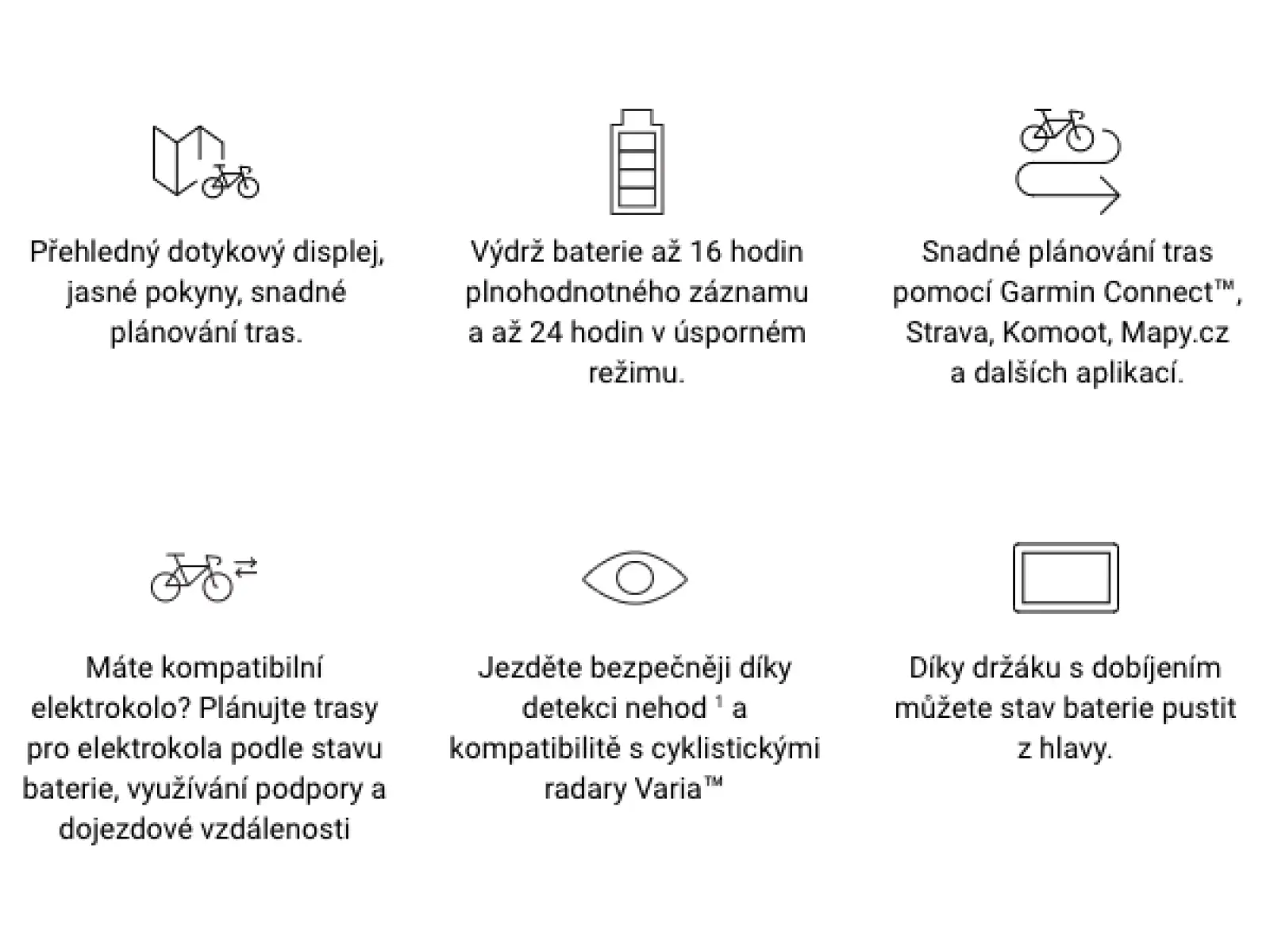 Garmin Edge Explore 2 GPS navigace + Edge Power Mount napájecí držák