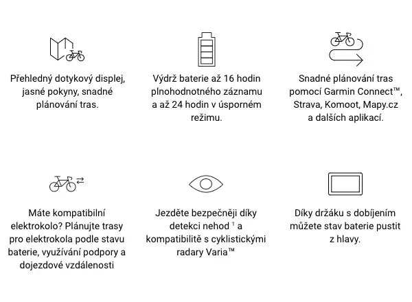 Garmin Edge Explore 2 GPS navigace + Edge Power Mount napájecí držák