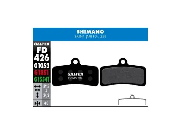 Galfer FD426 Pro G1554T brzdové destičky pro Shimano/Tektro/TRP
