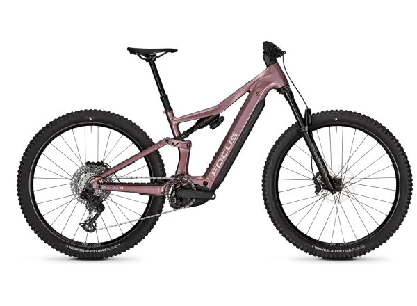 Focus JAM 8 800Wh celoodpružené elektrokolo Mauve / Darkmauve