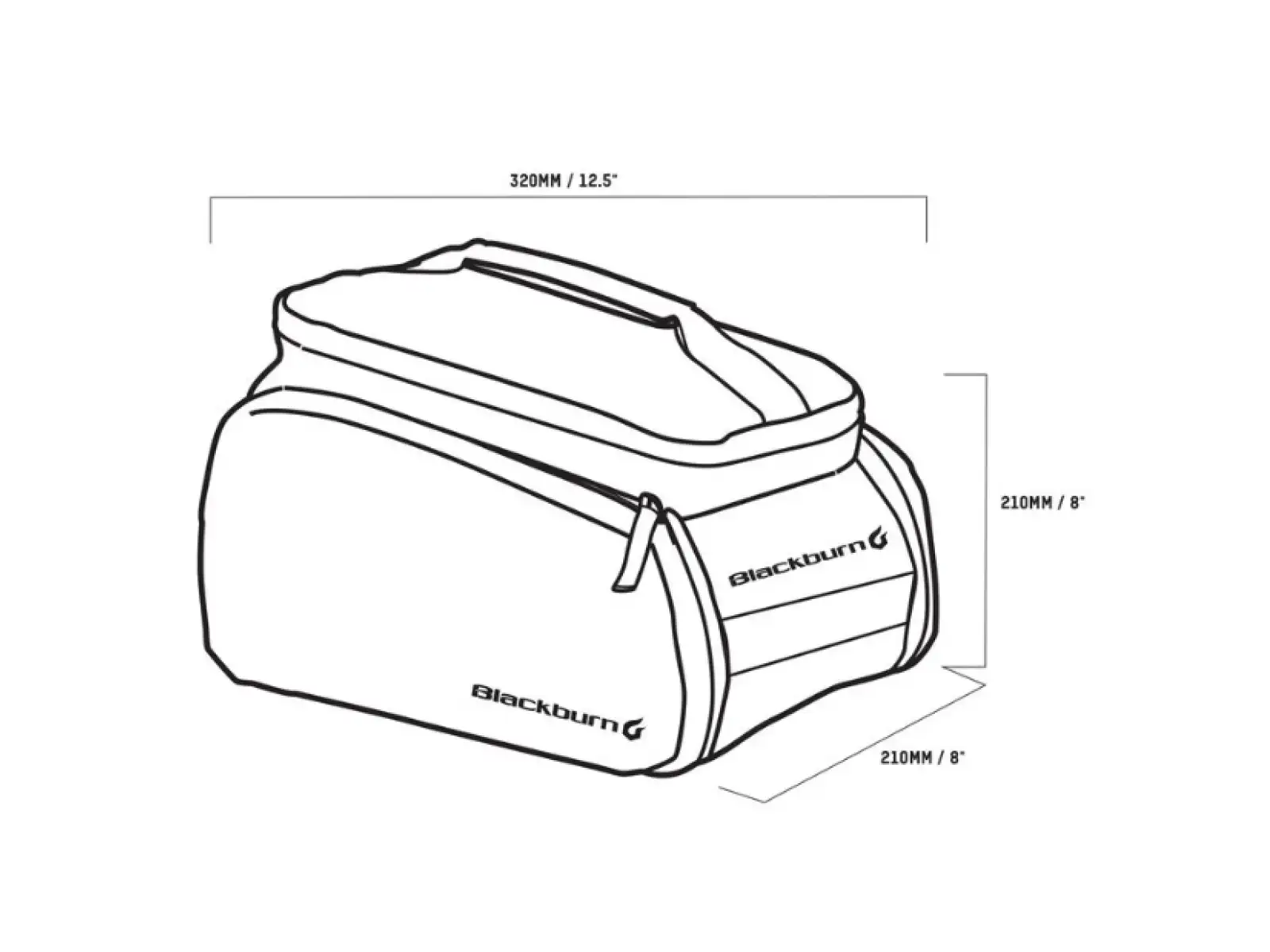 Blackburn Local Trunk Bag brašna na zadní nosič 15 l