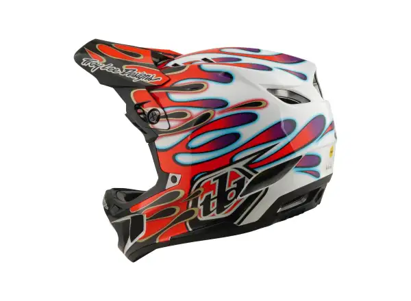 Troy Lee Desing D4 Composite Mips přilba White/Red