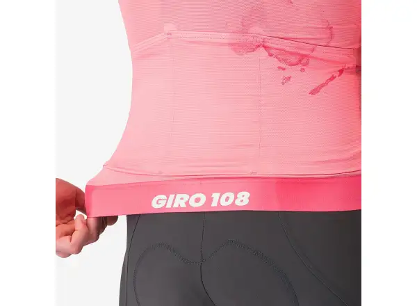 Castelli Giro 108 Race 8S pánský dres krátký rukáv Rosa Giro