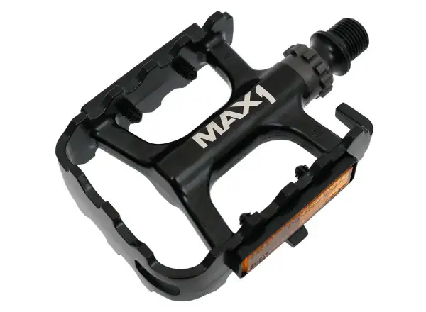 MAX1 Race ložiskové pedály hliníkové černé