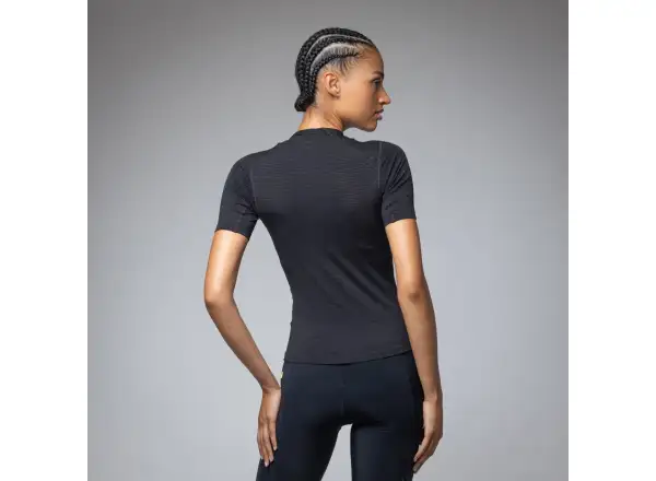 Alé Intimo Merino dámské spodní triko krátký rukáv Black