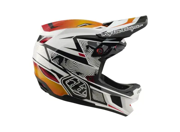 Troy Lee Designs D4 Composite MIPS přilba Lined up White