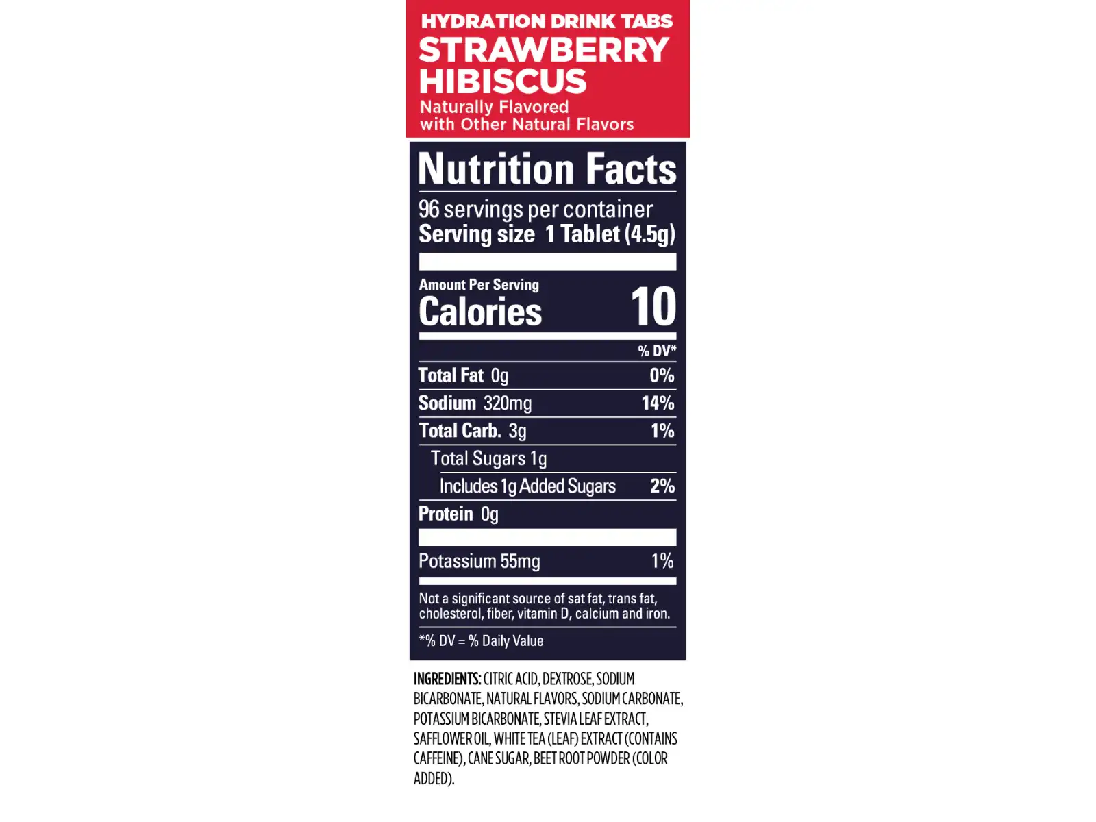GU Hydration Drink Tabs rozpustné tablety s kofeinem Strawberry Hibiscus 54 g