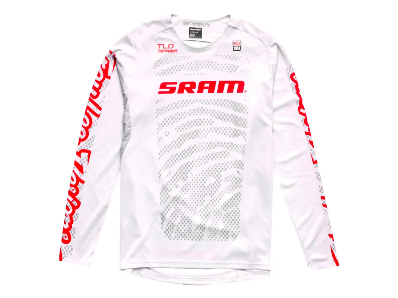 Troy Lee Designs Sprint Sram Shifted Jersey pánský dres dlouhý rukáv Cement