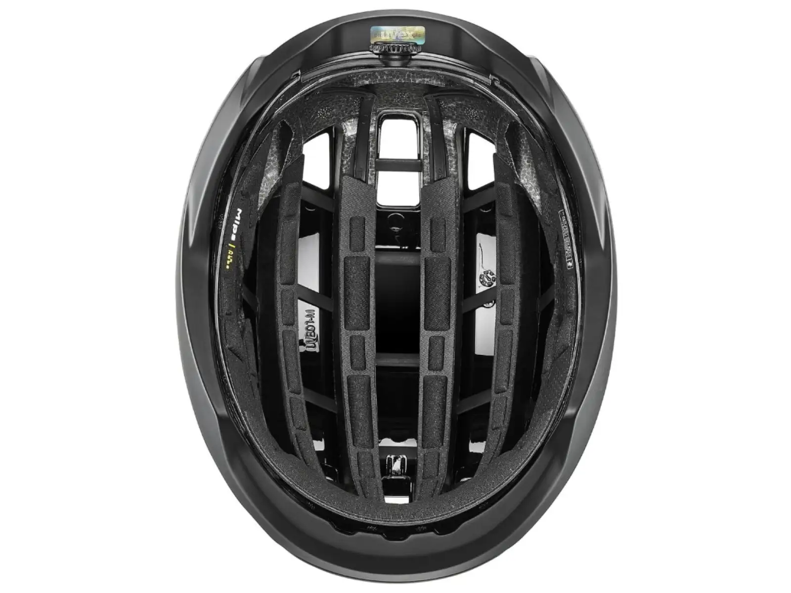 Uvex Surge Aero MIPS silniční přilba Black/Sage Green Matt