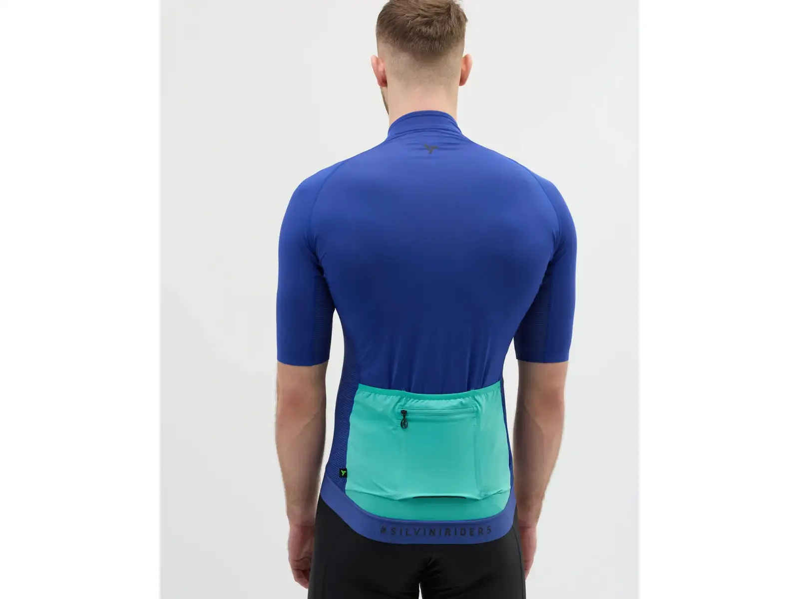 Silvini Mazzano pánský dres krátký rukáv Blue/Ocean