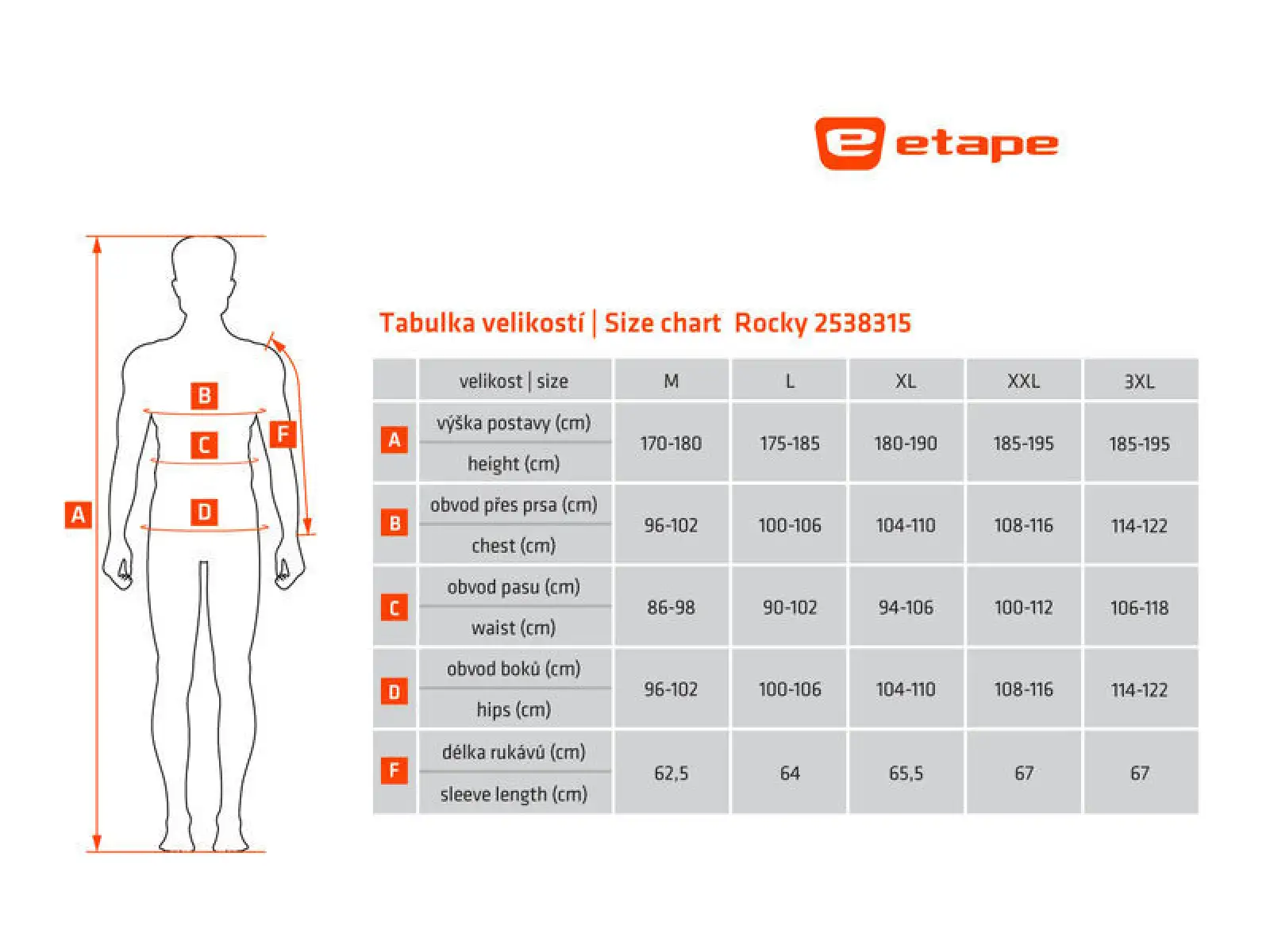 Etape Rocky pánské volný dres černá/červená