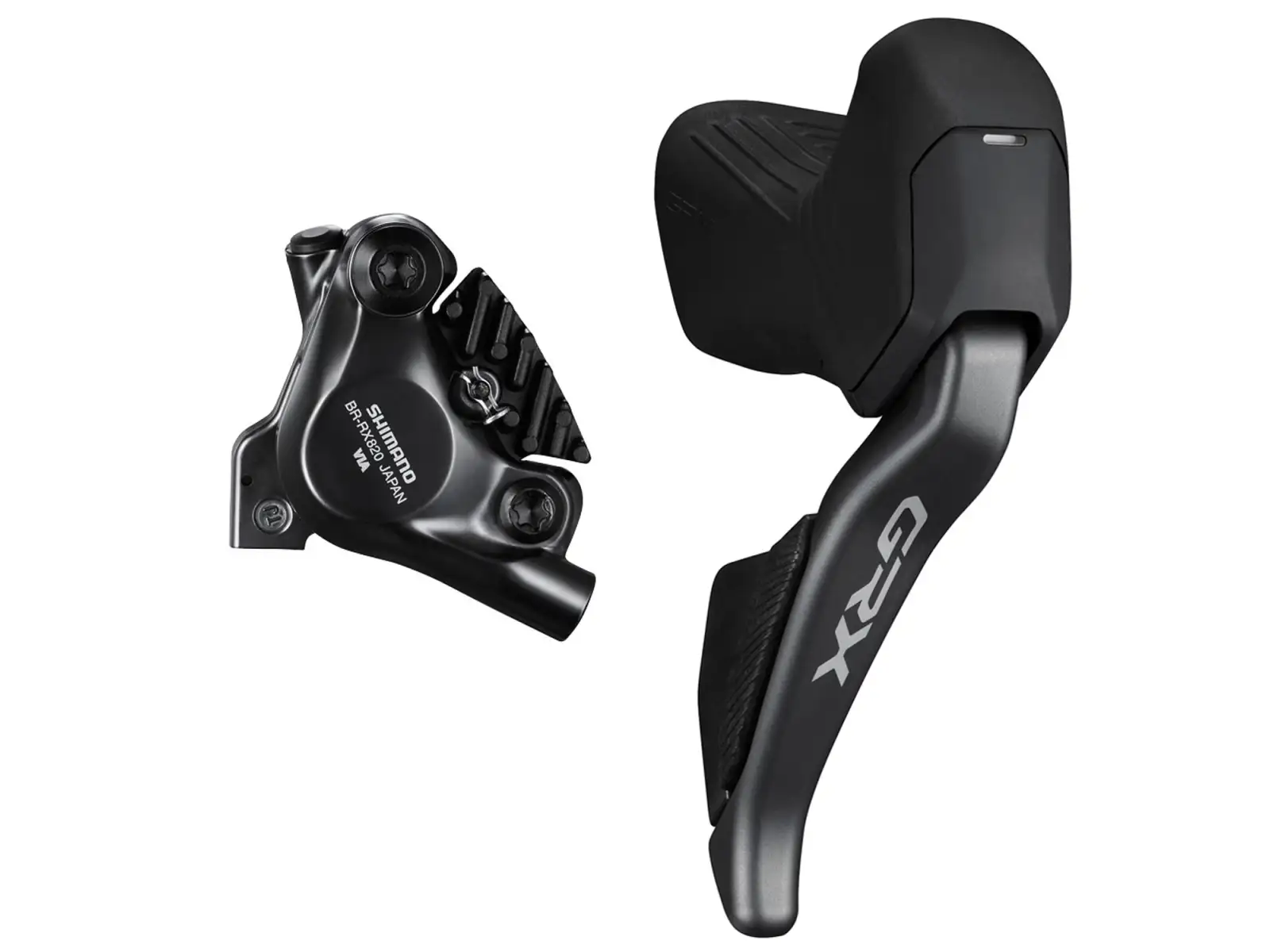 Shimano GRX Di2 ST-RX825 + BR-RX820 12sp pravá řadící a zadní brzdová páka a třmen