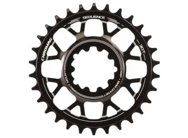 Chromag Sequence Sram převodník offset 6 mm 32 z. černá