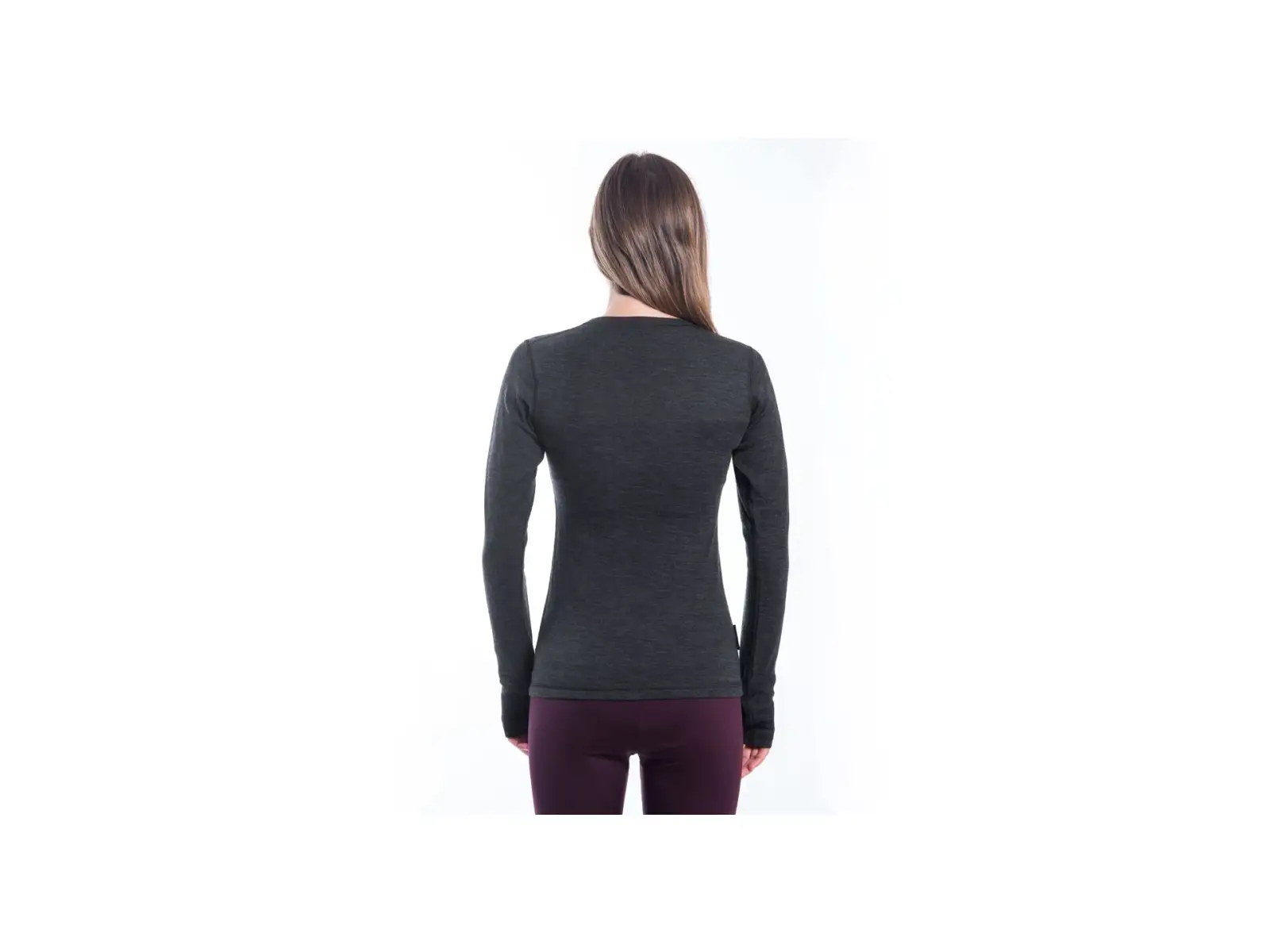 Sensor Merino Bold dámské triko dlouhý rukáv Anthracite Gray