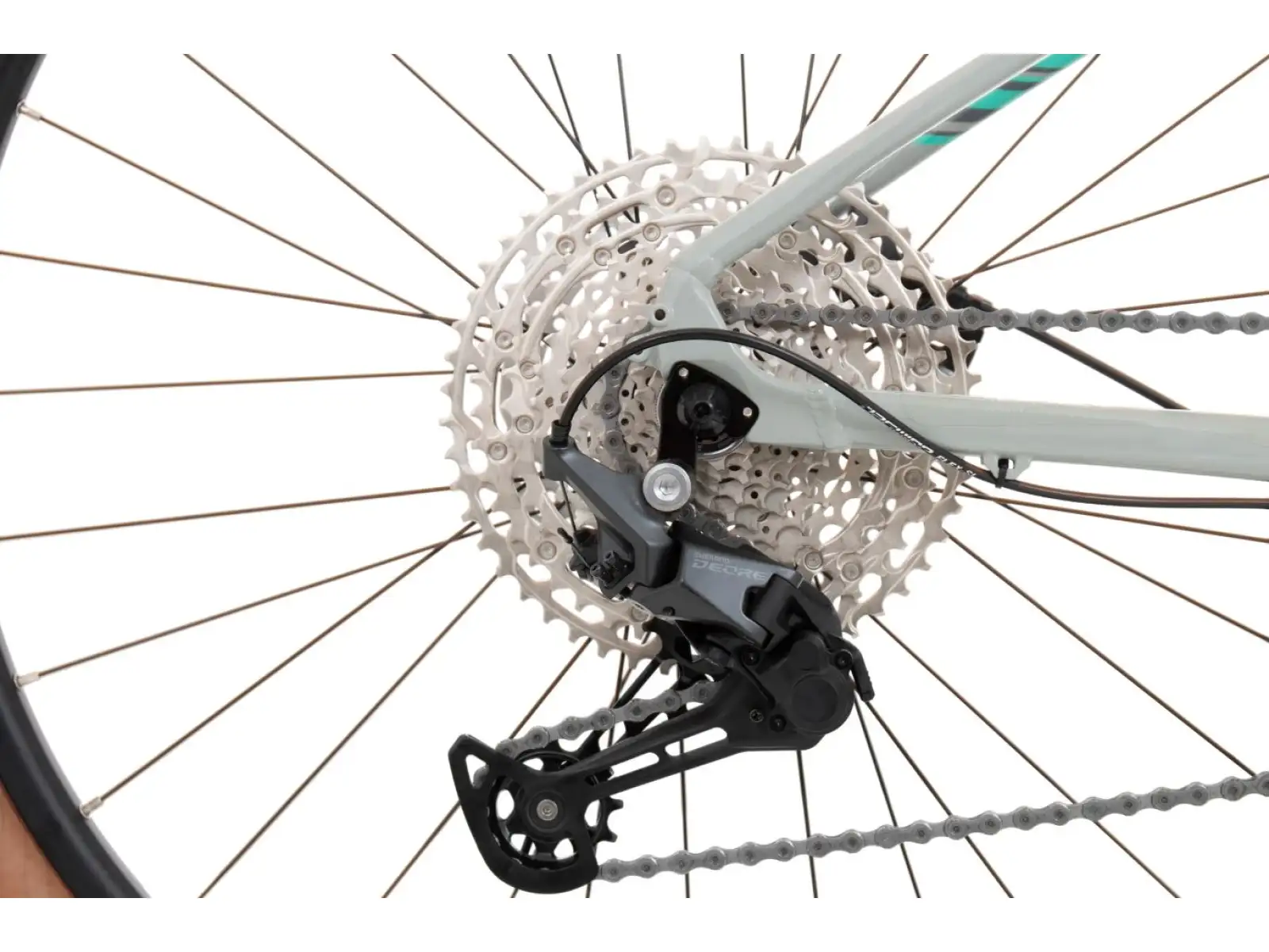 Rock Machine Catherine 60-29 gloss grey/mint green/dark grey horské kolo