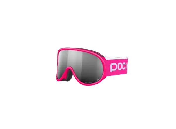 POC POCito Retina dětské lyžařské brýle Fluorescent Pink/Partly Sunny Silver