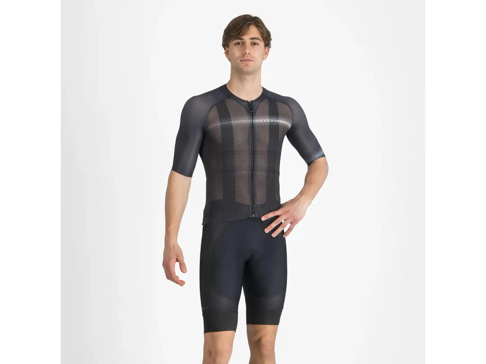 Castelli A/C pánské kraťasy s vložkou a laclem Black