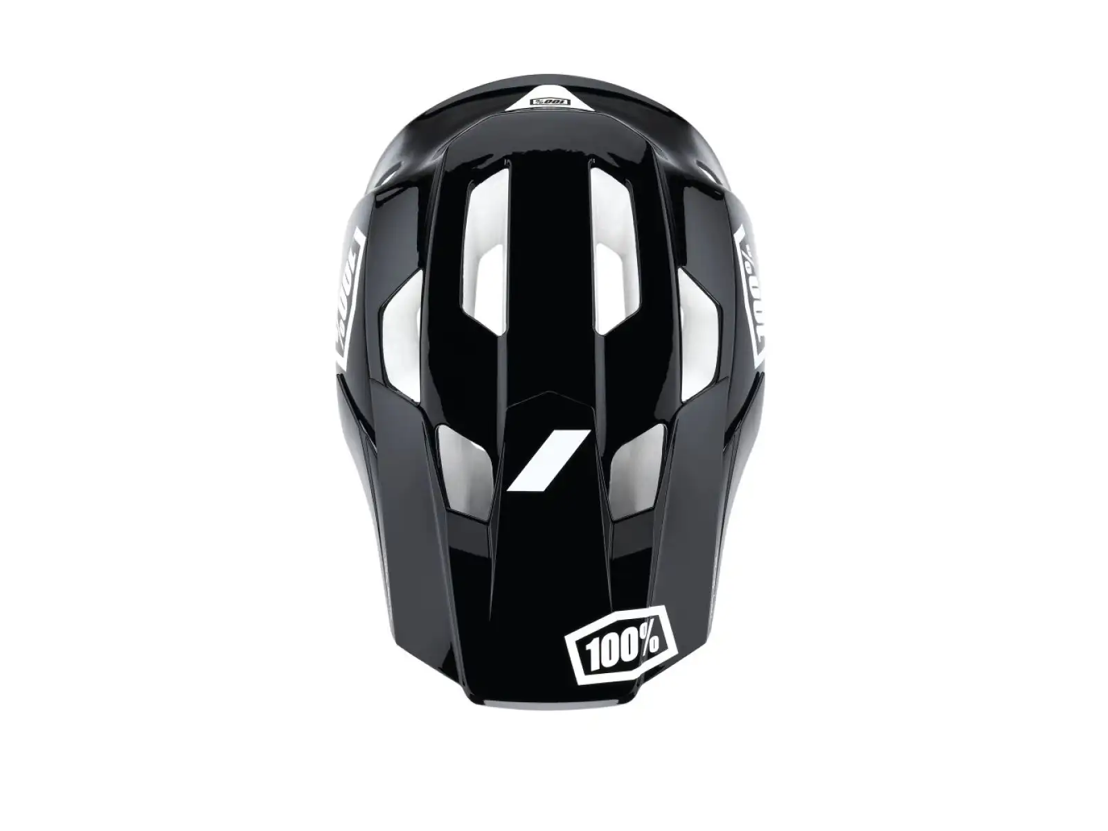 100% Trajecta w/Fidlock přilba Black/White