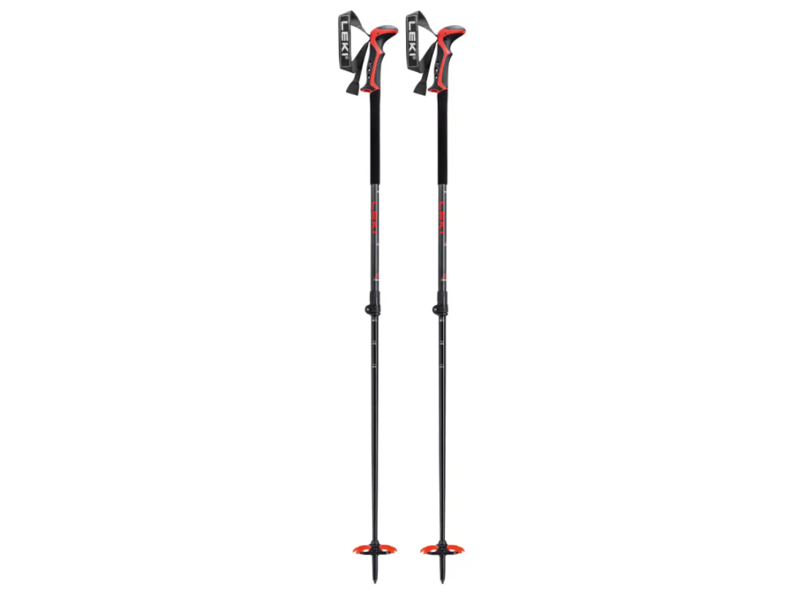 Leki Haute Route 2 skialpové hole Dark anthracite/Dark red/Black